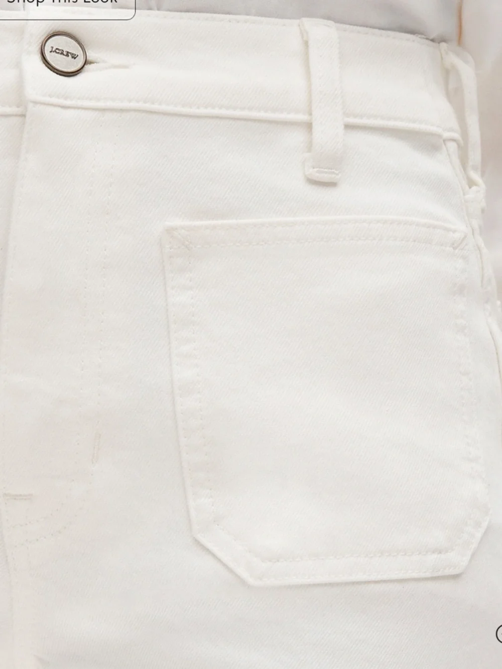 J crew Patch-pocket denim trouser
